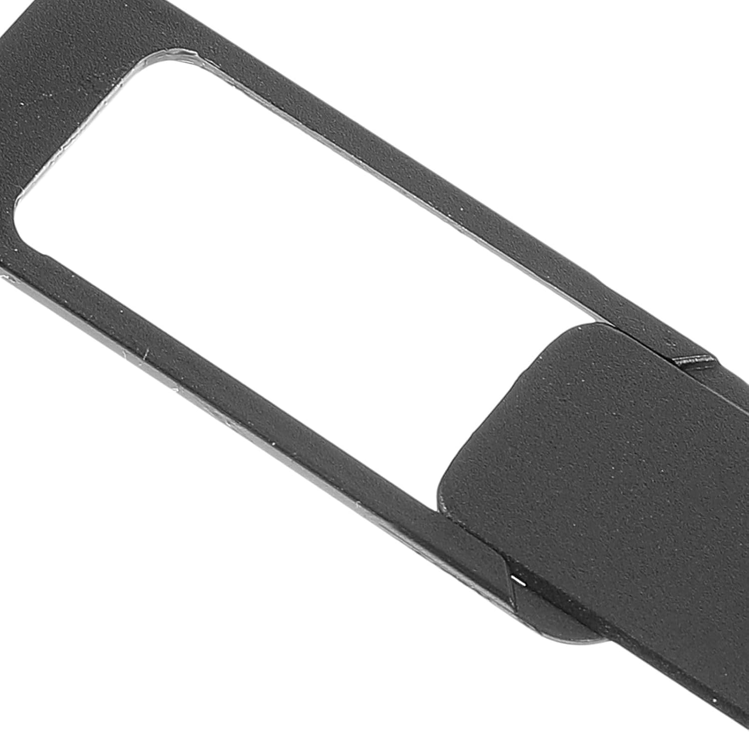 HOMSFOU 2pcs Laptop Camera Cover Slide Privacy Shield for Webcam, Black Abs Material with Square Shape, Protects Privacy and Not Easy to Wear or Tear, for Laptop Use