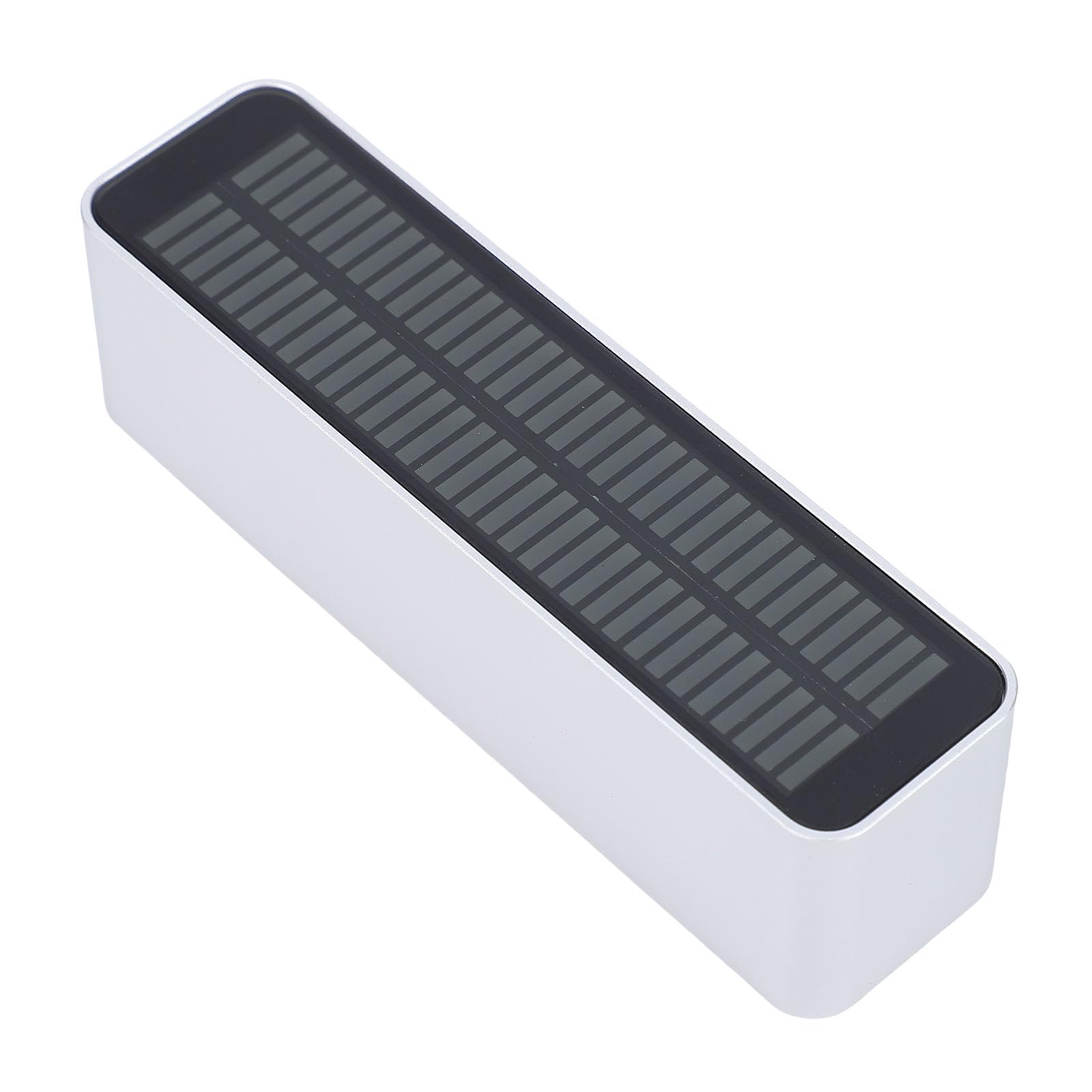 Bewinner Wskaźnik Poziomu Stereo Lampka LED do Rytmu Muzyki z Regulowanymi Ustawieniami Synchronizacji z muzyką, Idealna do Imprezowej Atmosfery, materiał ze Stopu Aluminium