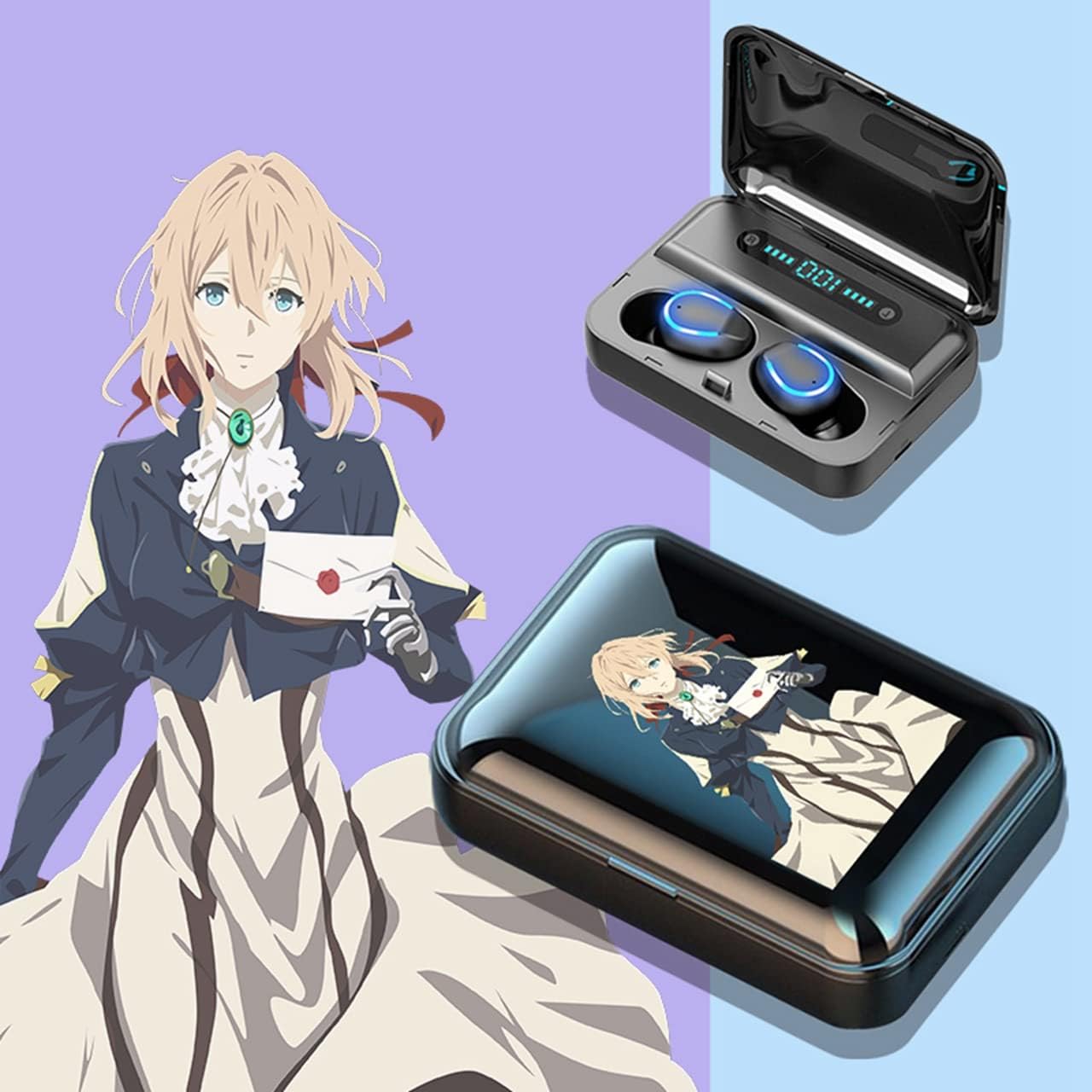 ONKYO ヴァイオレットエヴァーガーデン コラボモデル イヤホン ヴァイオレット・エヴァーガーデン”ワイヤレスイヤホンコラボ