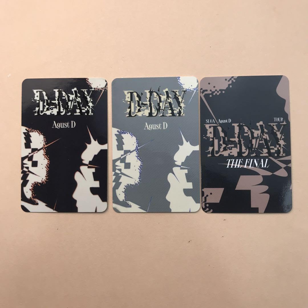 BTS AgustD SUGA D-DAY inソウル FC限定特典トレカ3枚 BTS SUGA ユンギ AgustD D-DAY 特典 トレカ 3枚 - メルカリ