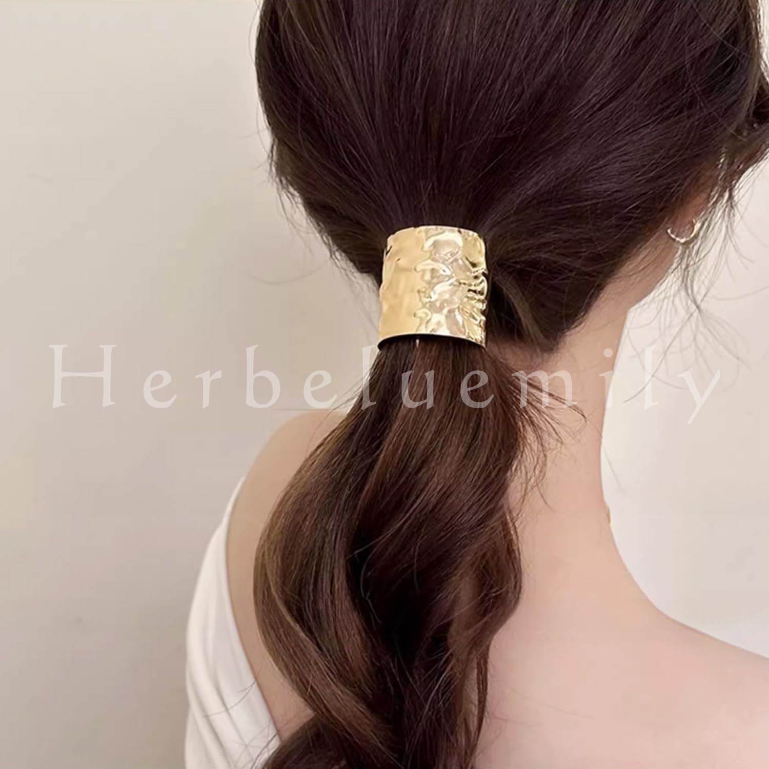 ひまういページ　ヘアゴム　7点 ポニーフック1点 クリップ1点 Amazon | [Herbeluemily] ポニーフック 髪飾り メタル ヘアゴム