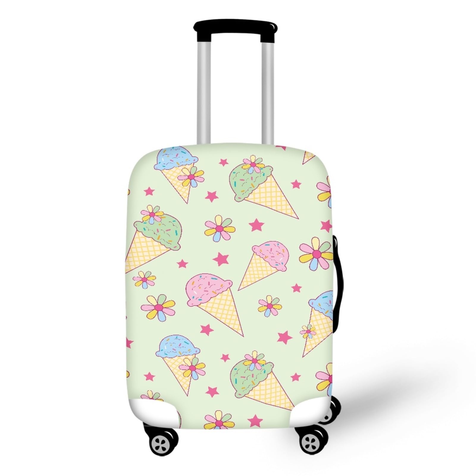 Housse valise XL spandex rose réutilisable pour bagage