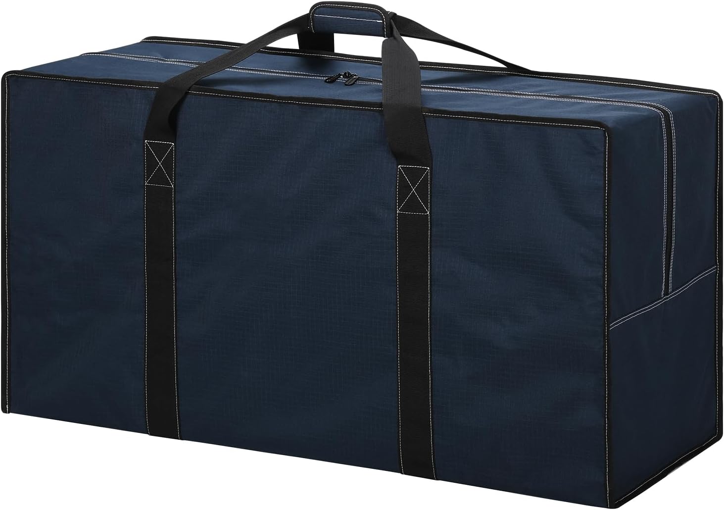 130L Extra Large Travel Duffle Bag - Heavy Duty Water Resistant Luggage for Camping, Sports & Moving - 35 inch Foldable Gear Bag (Navy Blue)