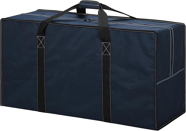 IFARADAY 130L Sac à bandoulière extra large - 35 poids lourd & Sac à bagages imperméable Sac à bagage durable pour camping, voyage, sport (Navy Blue)