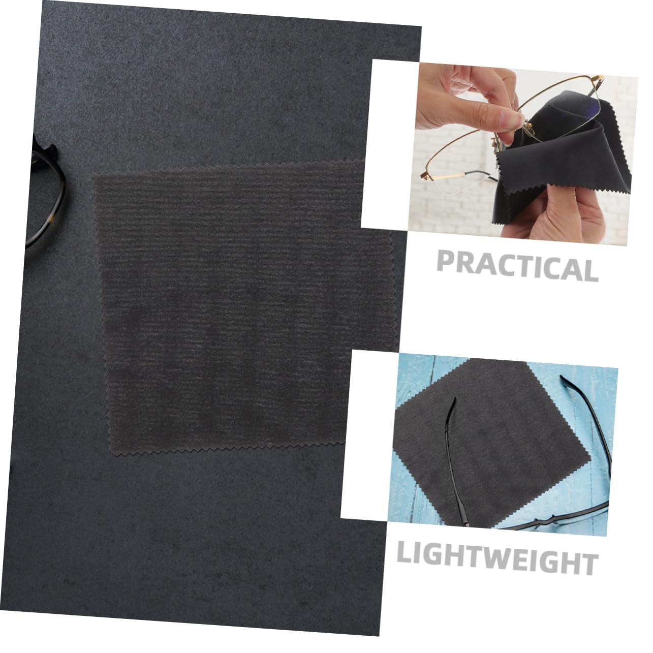 Healeved 250piezas Paquete De Paños De Para Limpieza De Gafas y Pantallas Lentes Sin Pelusa Para Teléfonos y Superficies