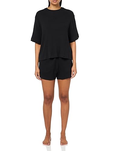 BOSS womens Ribbed Betty Short Set