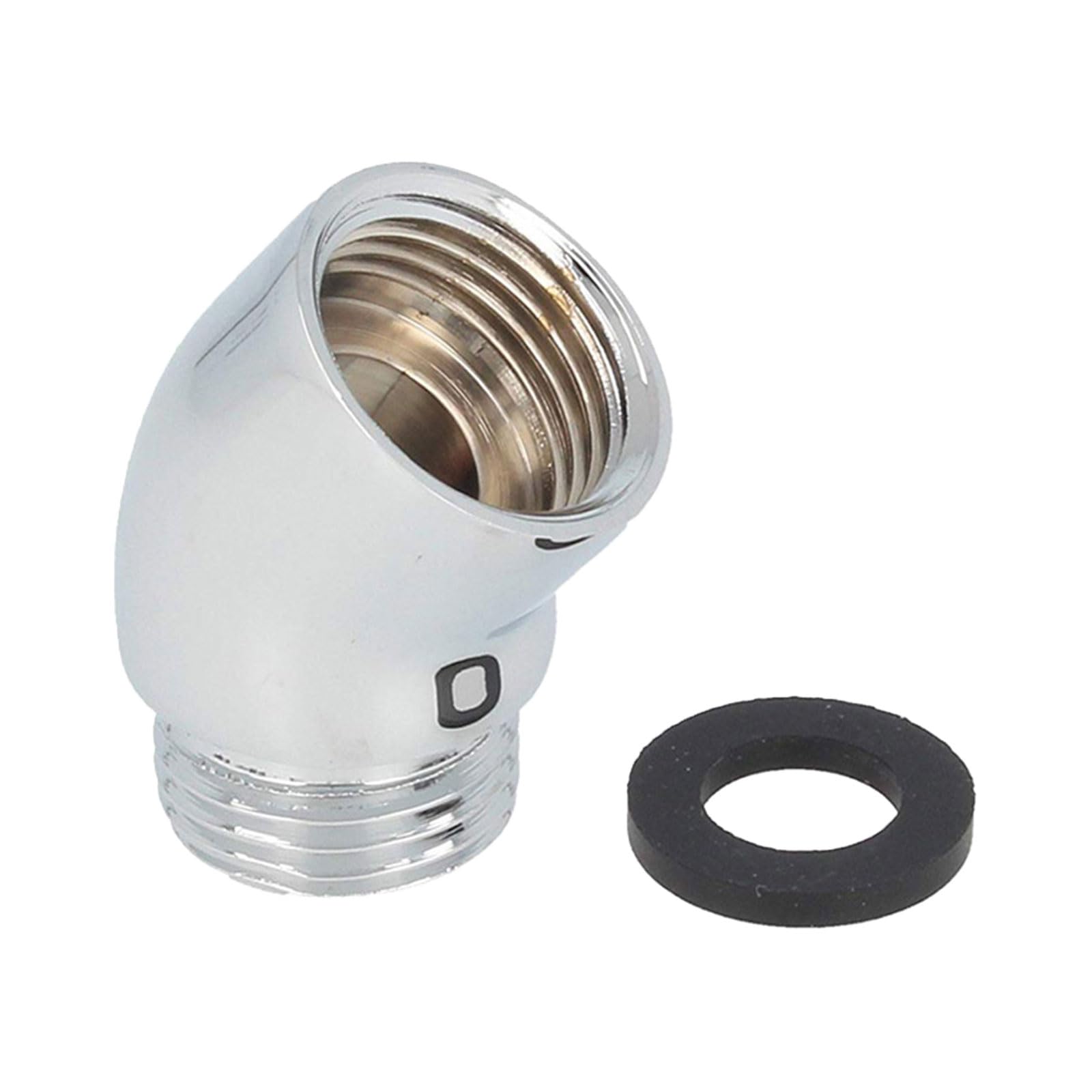 Byutfa Silver Shower Adapter Top Sprays Shower 30 Adapter Coppers Shower 150 Fixed Elbow G1/2 Universal Interface Shower Arm Extension Connector