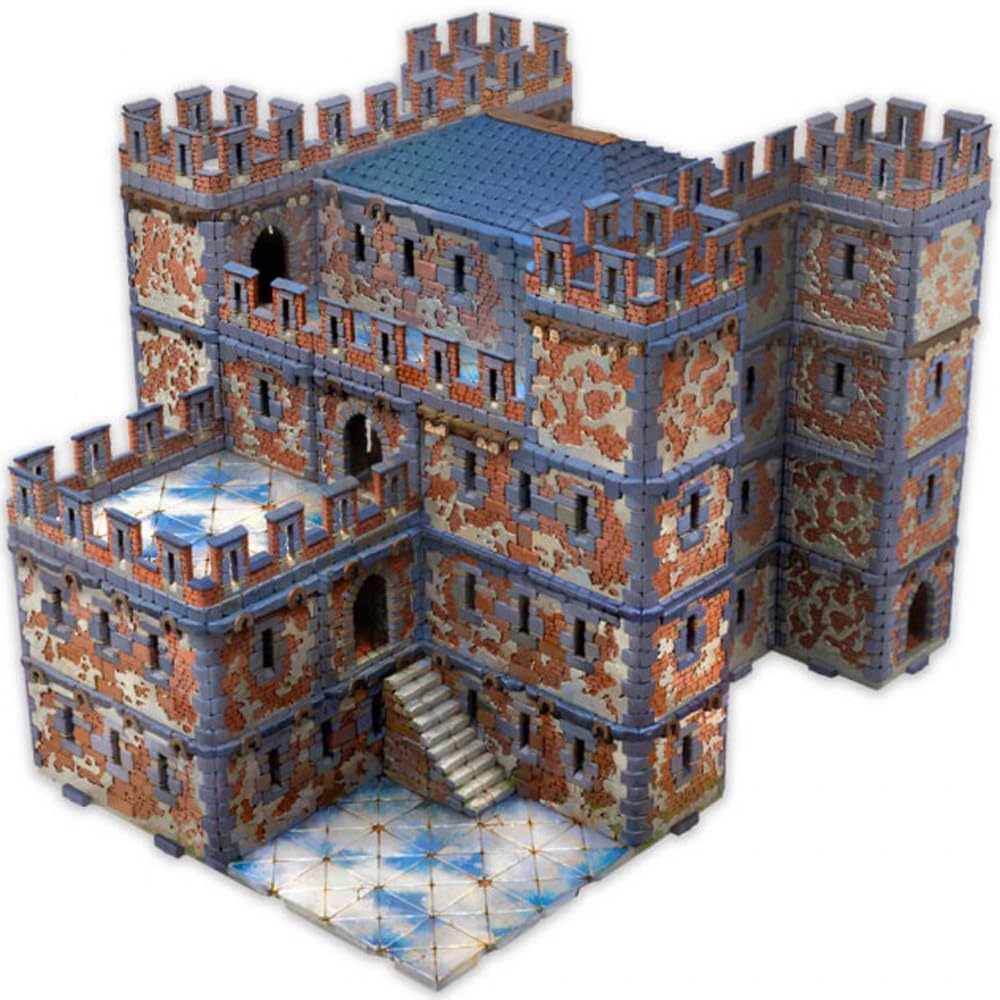 Dungeons & Lasers Grand Stronghold Terrain Set for DND and Tabletop RPG Games - 5E Compatible for 28mm - 32mm Scale Miniatures - 317 Pieces - Modular Design for Quick Assembly - from Archon Studio
