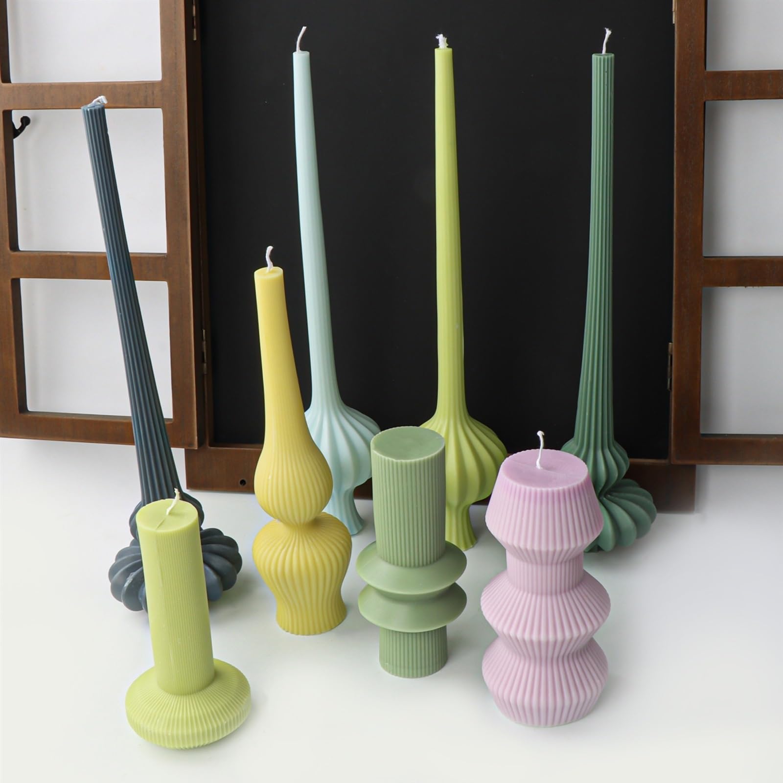 5PCS Stampo for candele in silicone Aromaterapia Kit for la