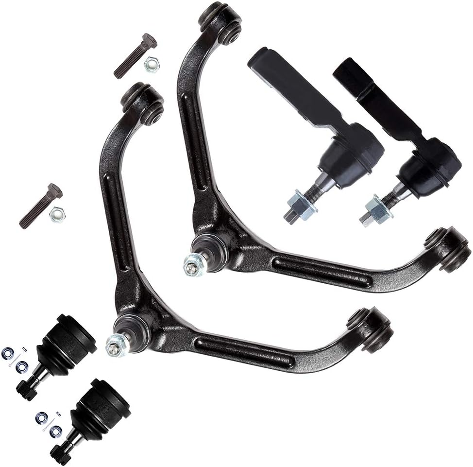 ASAPE Front Control Arm And Ball Joint Tie Rod Suspension Kit Replacement for 2005-2007 for Jeep Liberty - 6PCS Set