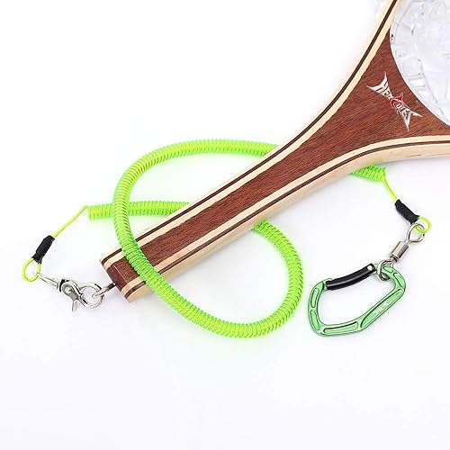 Miniatura 40 de HERCULES M4 Fishing Lanyard, Fishing Pole Tether, Kayak Paddle Leash, Heavy Duty Retractable Coiled Lanyard for Fishing, Rods, Pliers, Boating
