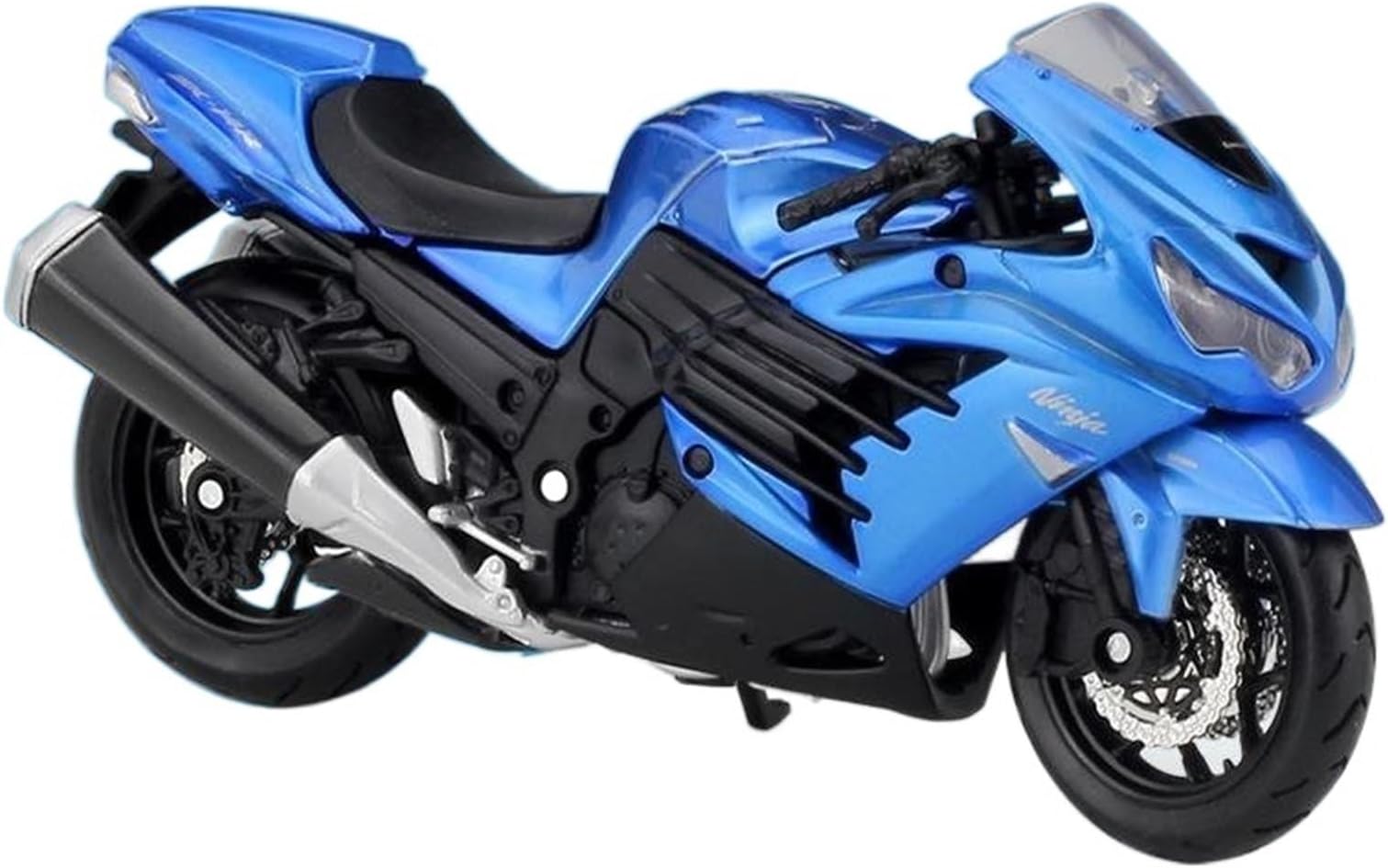 Compatible with Kawasaki, 2010 Ninja ZX-10R, Z1000, 1:18 Static Die-Casting Motorcycle Model Simulation Car Collection Hobby Cake Decoration Ornament Motorcycle Model(ZX-14R)