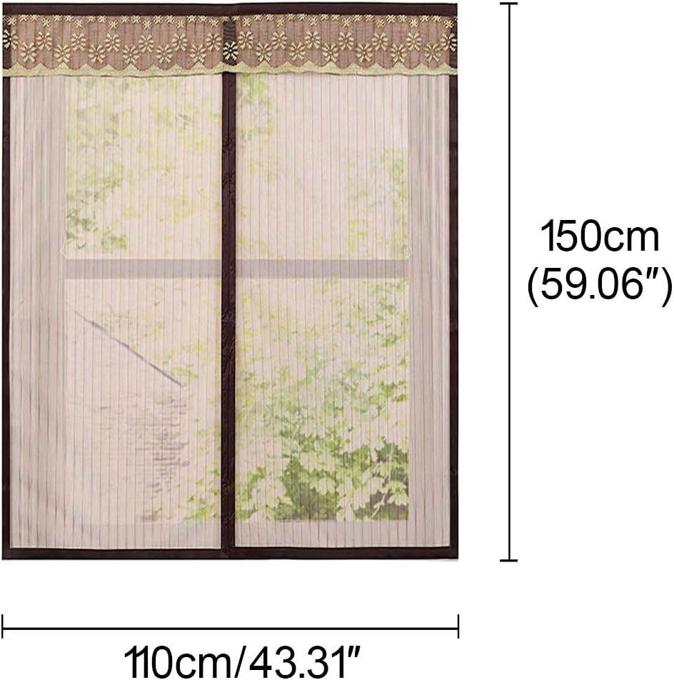ECYC Window Screen Self-Adhesive Invisible Magnetic Screens Magnet Window Screening Door Curtains Home Magnetic Mesh Screen