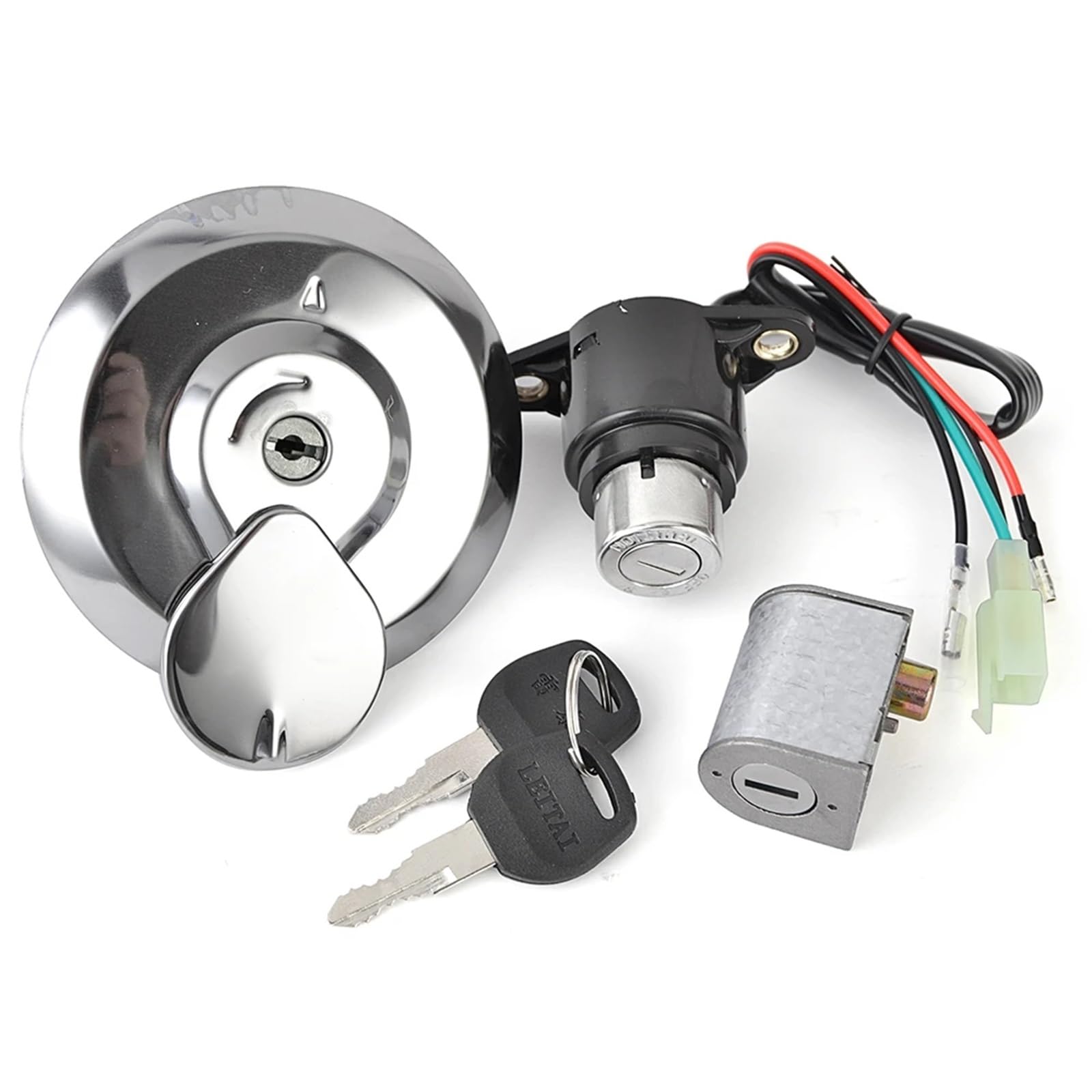 Moto Chiave Accensione Compatibile Con CM125 1987-1999 Set Di Interruttori Di Accensione Per Motociclette Set Chiavi Blocco Dell'interruttore Accensione Interruttore Di Avviamento A Cilindro