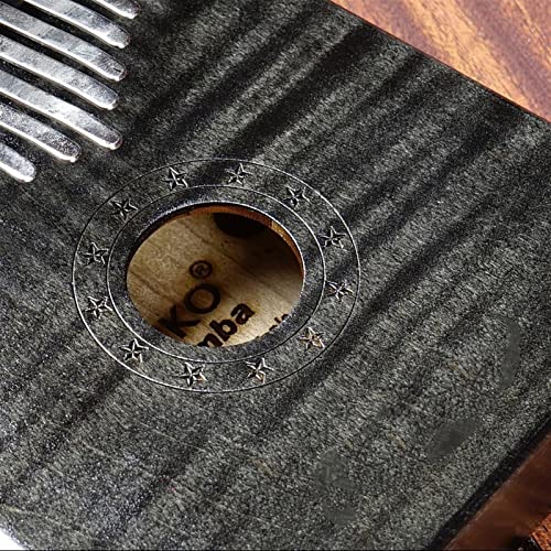 WYZQ Piano à Pouce en Bois à 17 Touches Kalimba avec Motif érable Instrument de Musique Jouet Cadeau Clavier en Bois… - Les Beatles, Paul McCartney, John Lennon, RIngo Starr, George Harrison WYZQ Piano à Pouce en Bois à 17 Touches Kalimba avec Motif érable Instrument de Musique Jouet Cadeau Clavier en Bois… – Image 3