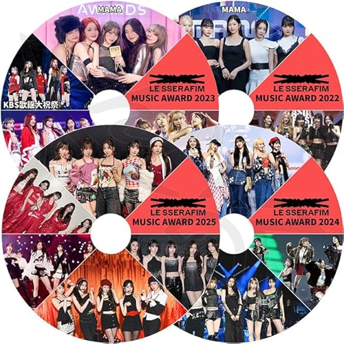 K-POP DVD A ���Z�� CUT MUSIC Awards 2022-2025 4��Set IDOL KPOP DVD