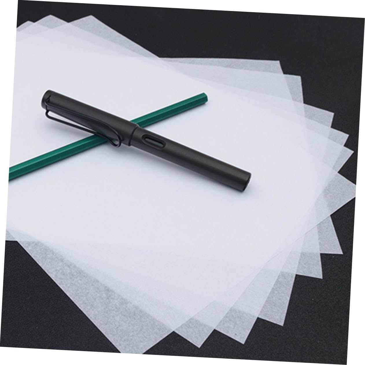 HOODANCOS 16k Parchment Square Tracing Paper 400 Sheets/4 Packs for Student Writing Supplies