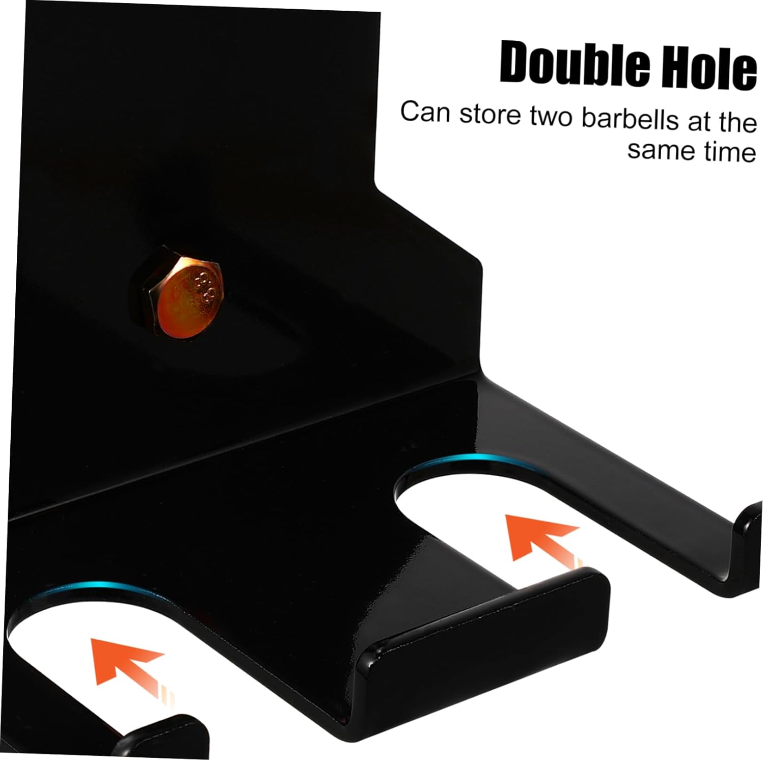 KESYOO Wall-Mounted Barbell Rack for Home -Saving Dumbbell Holder with Screws Fitness Accessory for Weightlifting and Strength Training