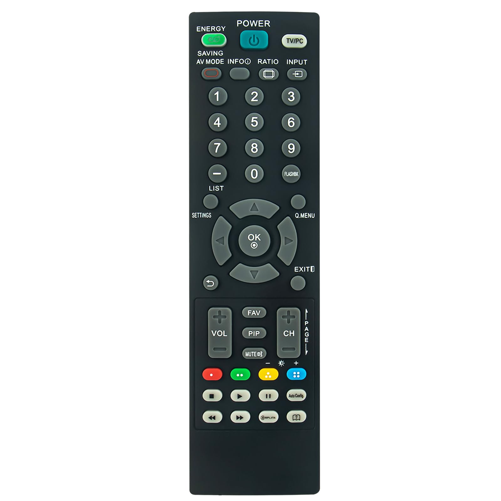 Télécommande AKB73655824 compatible TV LG 24MA32DPU 24MA32D-PUN M2452D