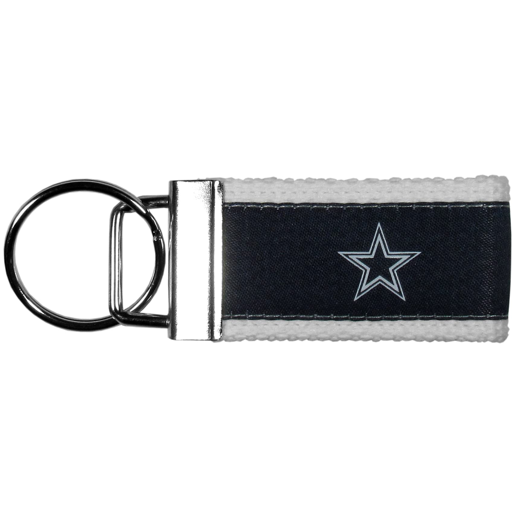 Siskiyou Sports NFL Dallas Cowboys Woven Key Chain, One Size, Team Colors — image 1
