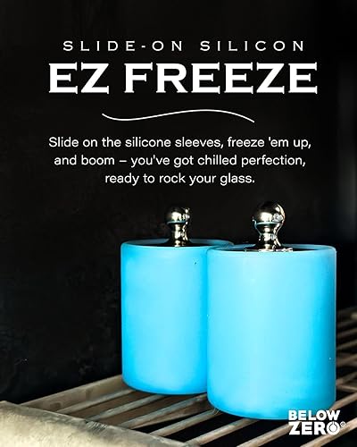 Miniatura 5 de Below Zero Cubos de hielo de acero inoxidable para bebidas, whisky, no más pinzas y enfriadores de perilla de fácil agarre, tecnología de