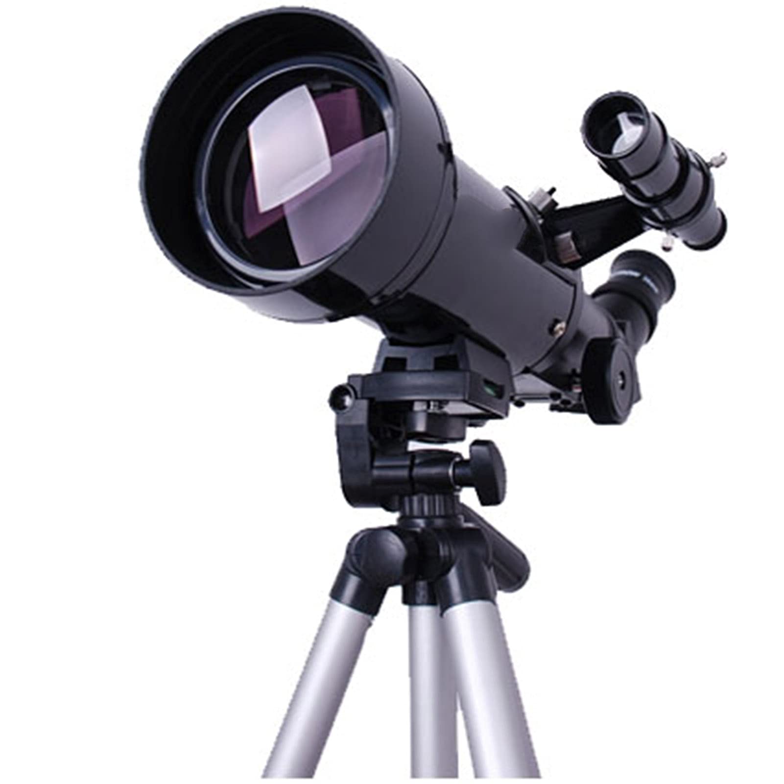 Teleskopy dla dzieci początkujących, teleskop refrakcyjny astronomiczny 70 mm ze statywem regulowanym, przenośny telesko