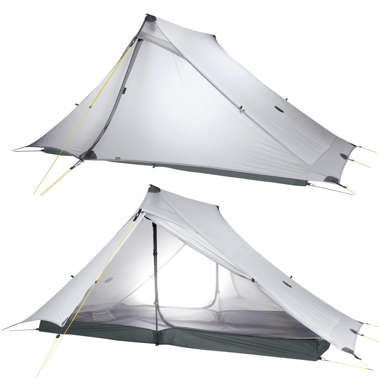 LANSHAN Ultralight Waterproof 1-2 Person Backpacking Tent