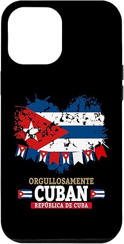 iPhone 13 Pro Max Ideas de trajes de bandera cubana para mujeres y funda de bandera hispana de Cuba disponible en Yaxa Peru