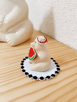 りんご　白くま貯金箱用　ミニしろくま(ガチャならぶんです。)用　小物セット 611i5LDQF0L.jpg_BO30,255,255,