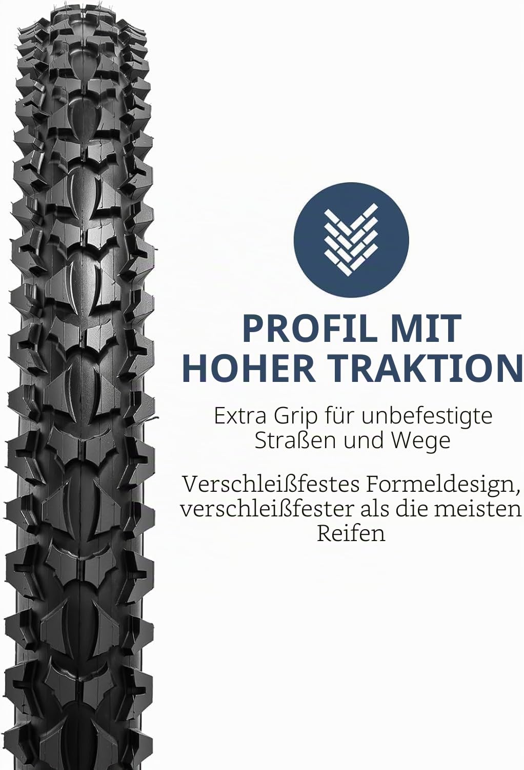 YunSCM 2Pcs Faltbare 20 Zoll Fahrradreifen 20X2.125 Mantel 57-406 kompatibel Stadt/Straße/Mountainbike Reifen