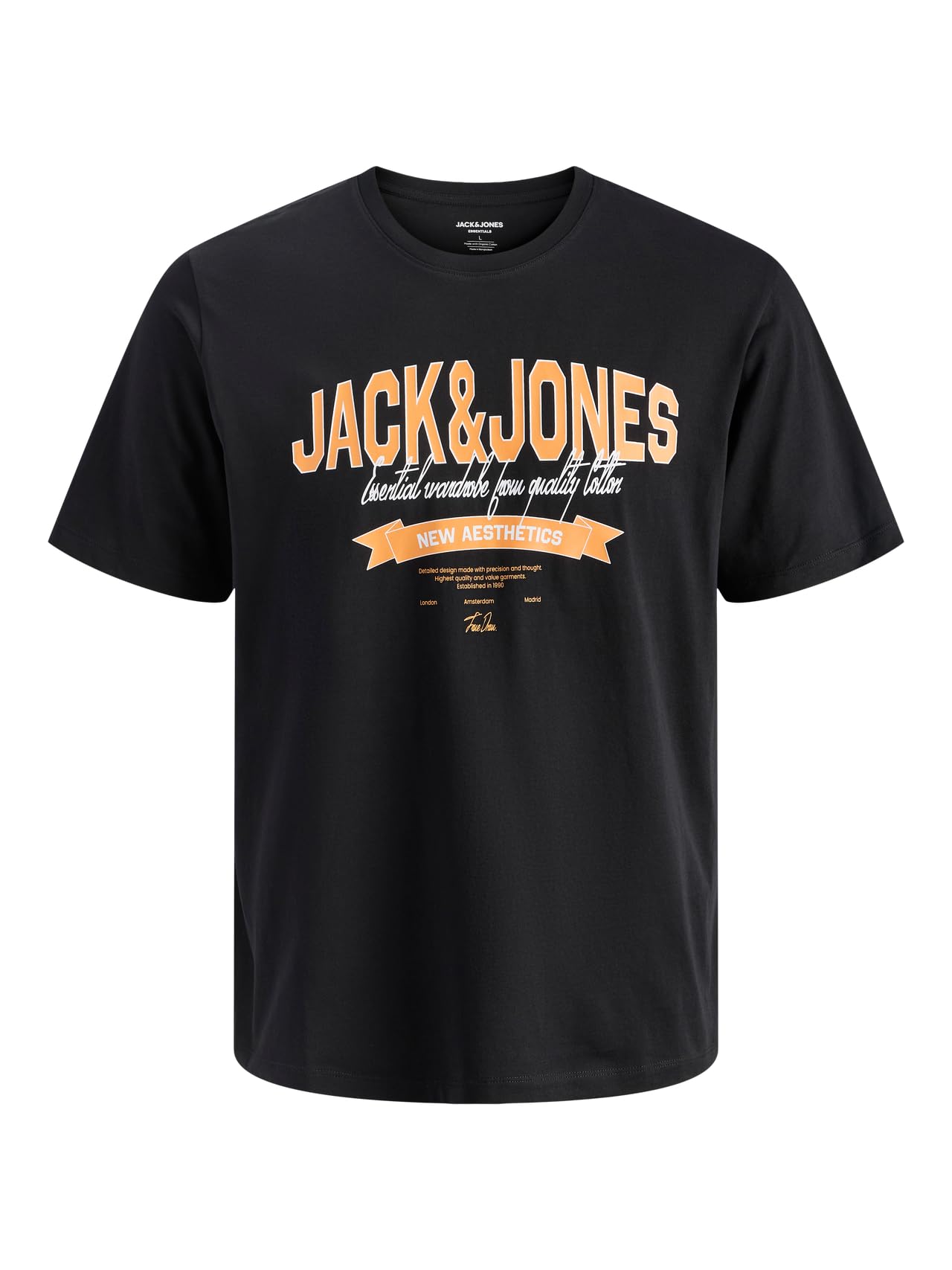 Jack & Jones Herren Jack & Jones Male T-Shirt T-Shirt Jjelogo Tee Ss O-Neck 2 Col Ss26 Sn (1er Pack)