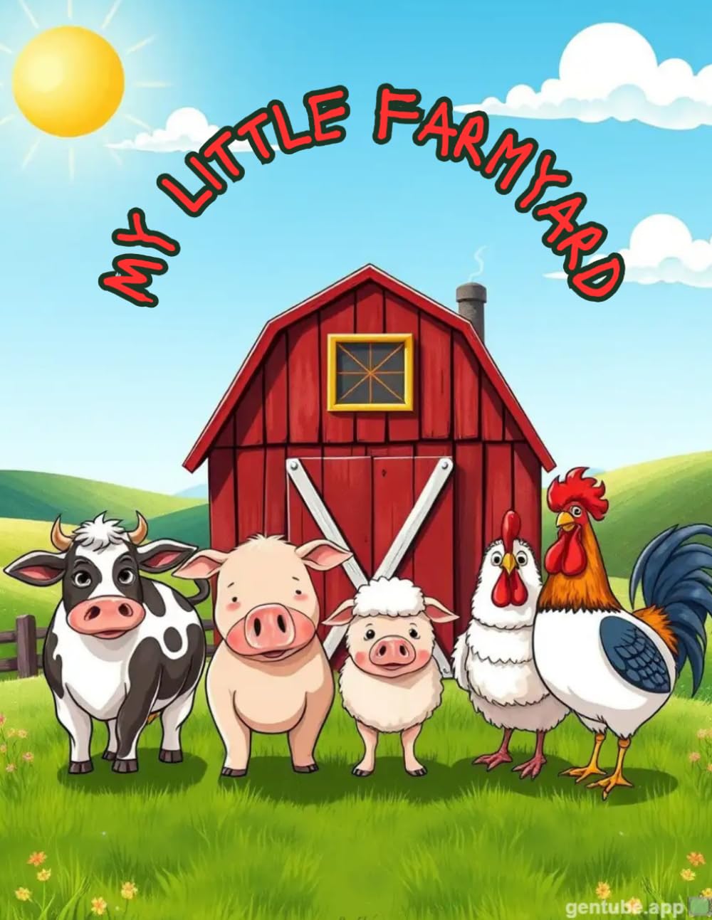 My Little Farmyard: Simple Lines for Little Hands