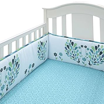 peacock crib bedding