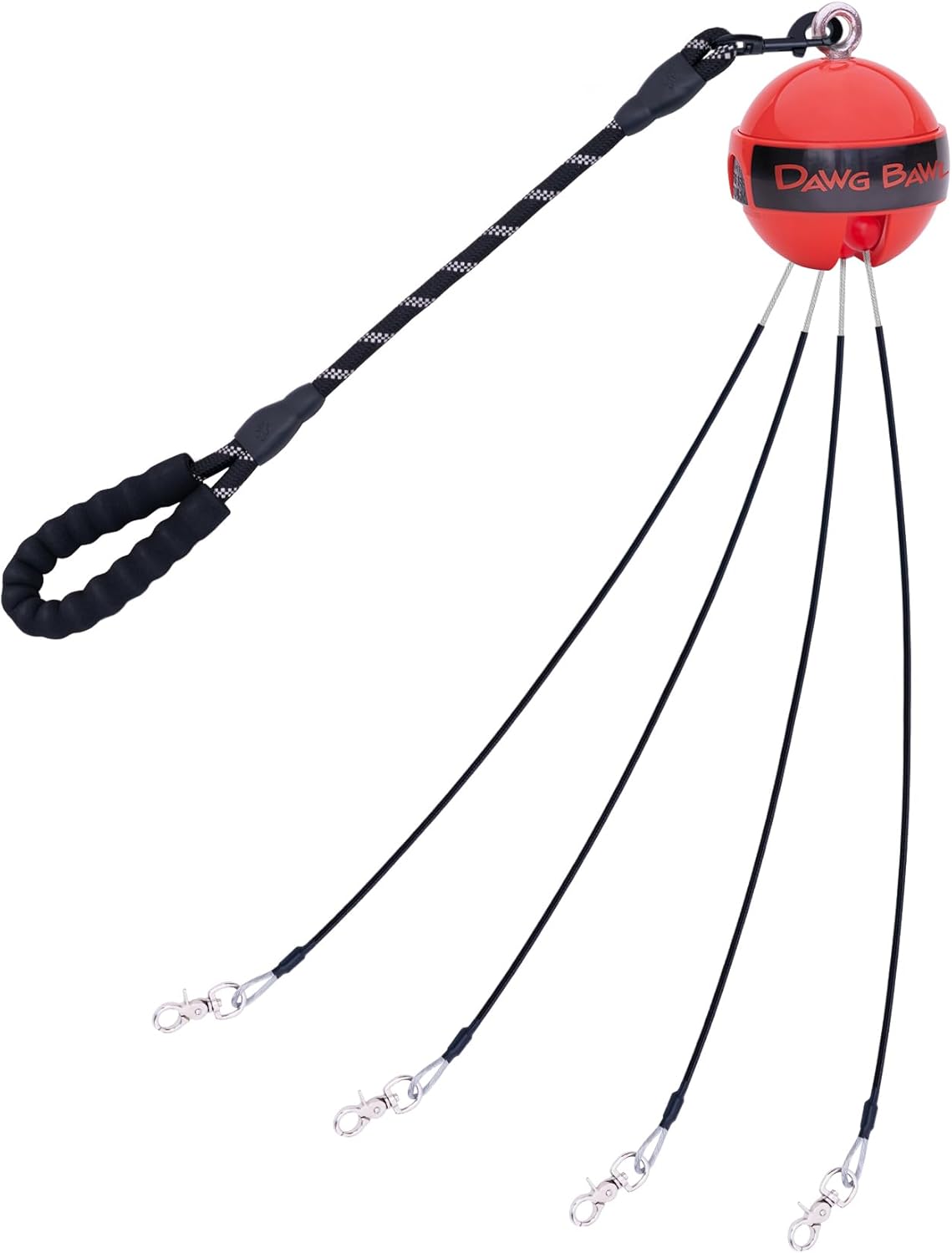 Multi Dog Leash Tangle Free (Up to 30 pounds Each) Patented No-Tangle Design, Leads Adjust When Your Dogs Change Positions, for 2, 3 or 4 Dogs