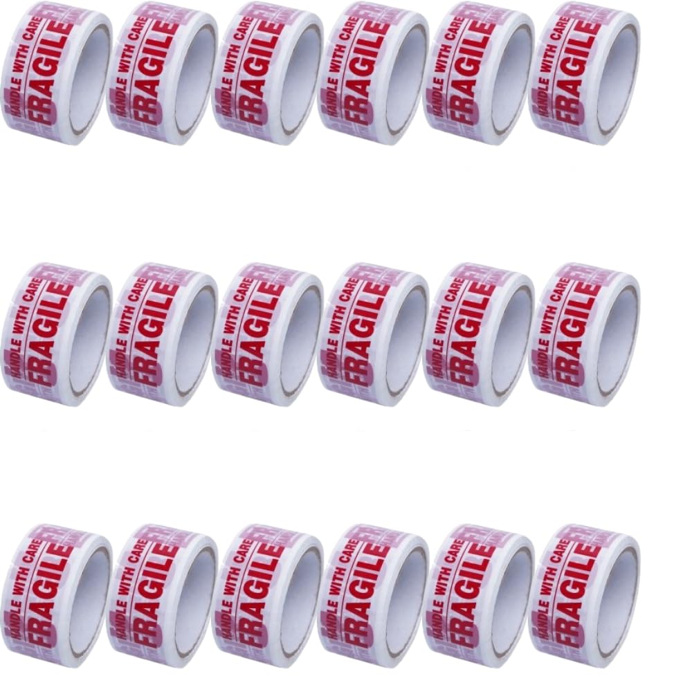 JPPL fragile Packaging Tape | 65 meter X 48mm / 2inch | Fragile packing material | Suitable for e-commerce | Packaging material for small busines (Set of 18 roll + 3 cutter) (B0D5BD3TB5) Amazon Price History, Amazon Price Tracker