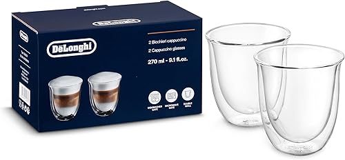 Miniatura 3 de DeLonghi DeLonghi - Juego de 2 vasos térmicos de doble pared regulares transparentes