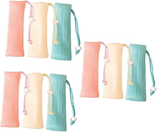 FOMIYES Soap Bags 9 pcs Soap bag foam net soap savers pouch soap bar bag soap foaming bags soap pouches soap mesh