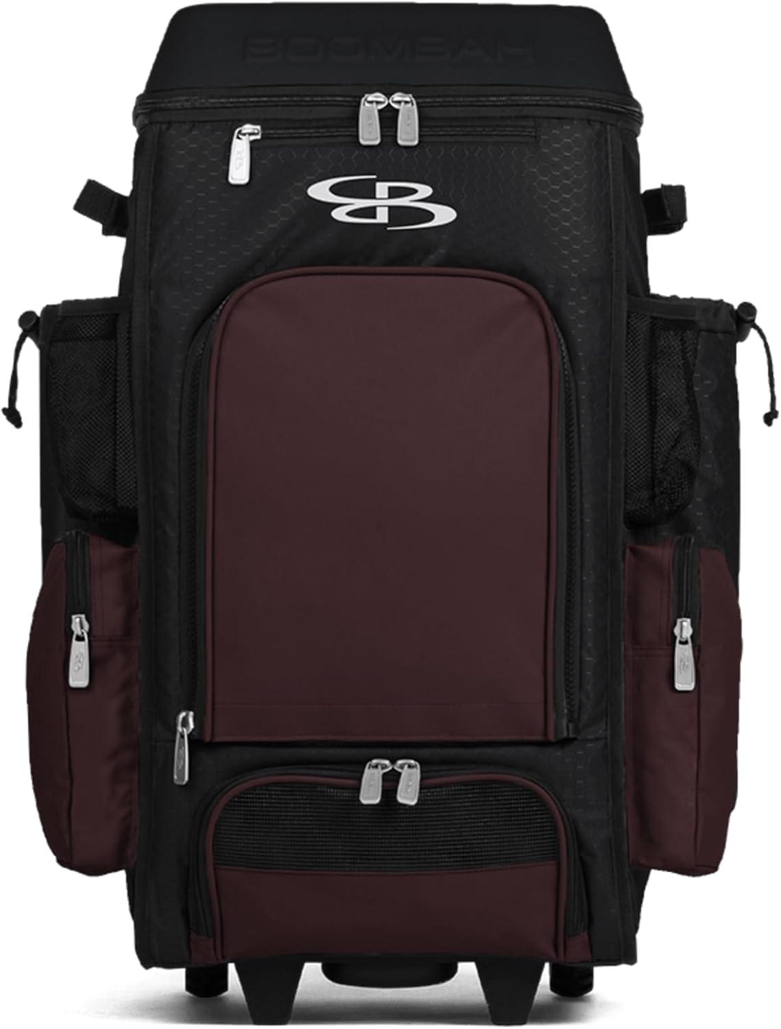 Boombah DEFCON Superpack Rolling Bat Bag - Multiple Colors - Telescopic Handle and Holds 4 Bats - Wheeled Version