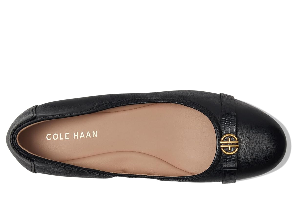 Amazon.com | Cole Haan Women's TOVA Bow Ballet Flat, Black