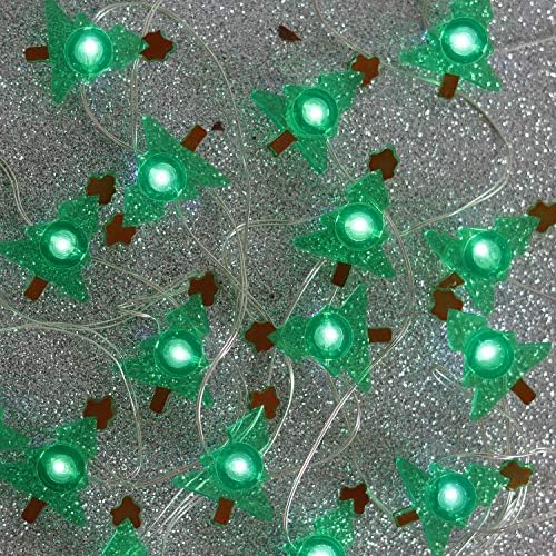 V Smart Life Christmas Decorative Lights Battery Operated String Lights Santa Claus and Snowman 2 Packs Timer Control for New Year Decoration,Holiday Season, Christmas Wreath Décor(SCSM)