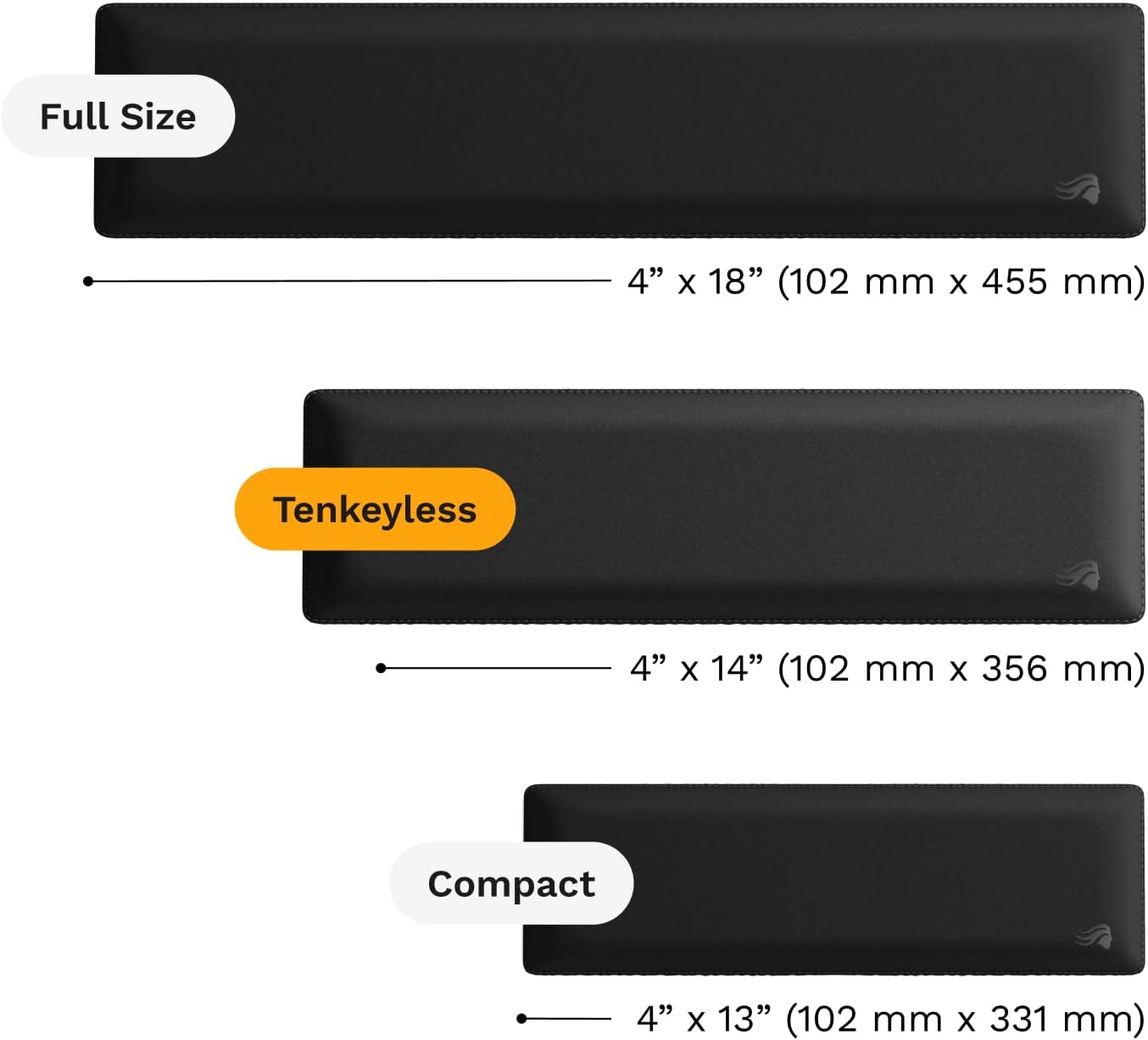 glorious gaming padded keyboard wrist rest