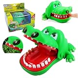 Cocodrilo Juguete, Cocodrilo Juego de mesa de juguete, clásico Boca Dentista Mordedura Dedos, Doigts Juegos Amusant Jouet pour Jeu Familial Jeu de Fête, Cadeau pour Enfant Adultos - Talla Grande