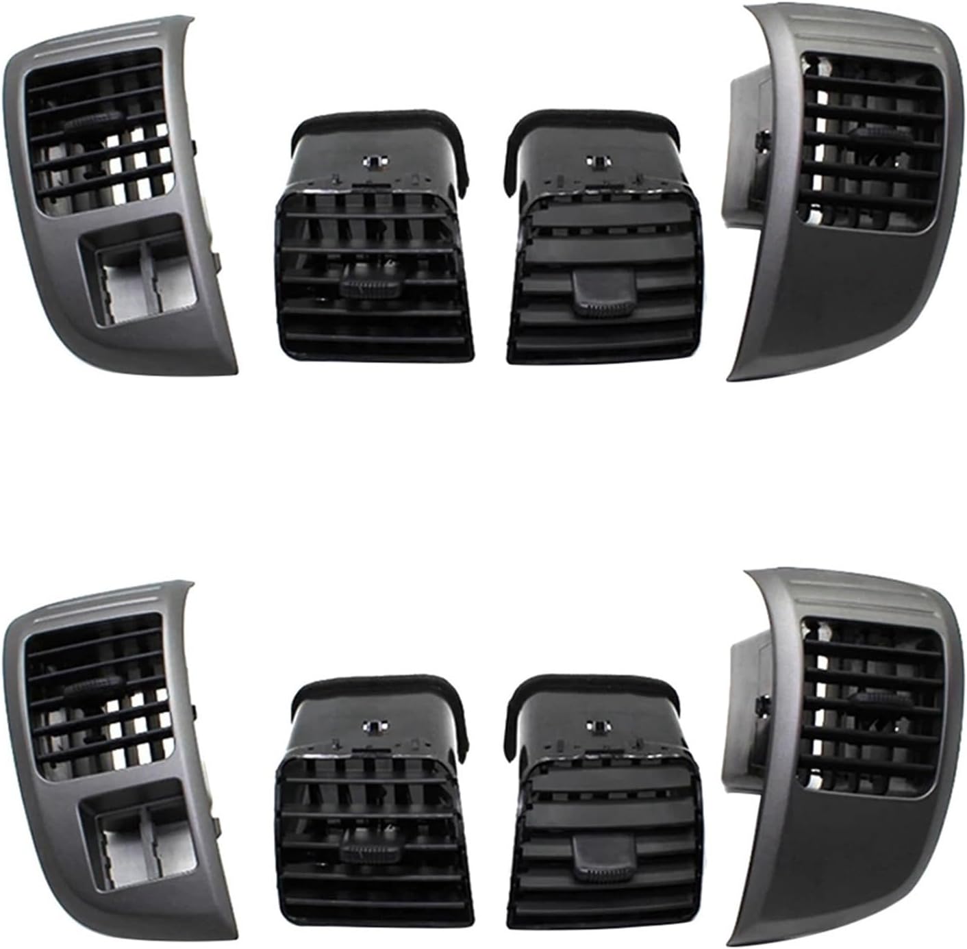 Car Dashboard Air Vent Set (4pcs) Compatible For Hyundai Sonata 9 2015-2017