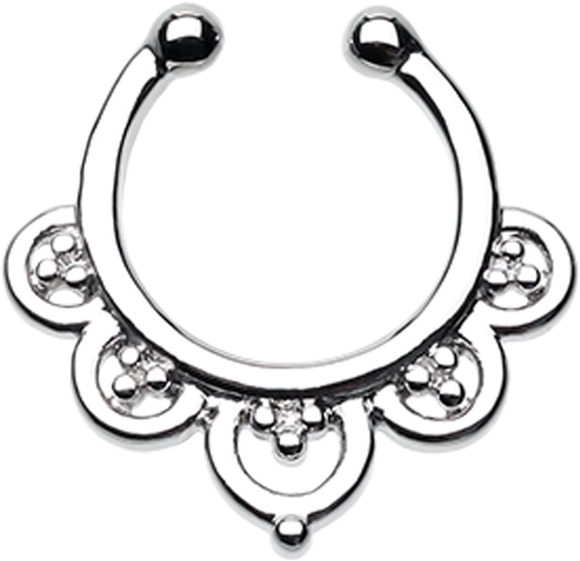 Imperial Filigree Fake Septum Ring