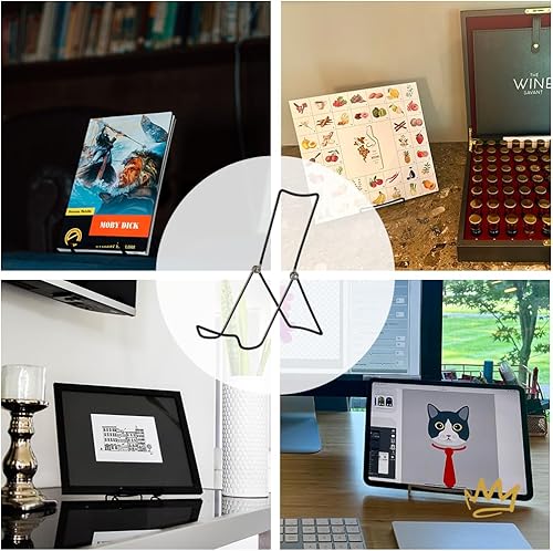 Miniatura 5 de KINGDOM SOLUTIONS KS - Soportes grandes ajustables resistentes y versátiles para exhibición de 3.8 x 8.5 pulgadas, fabricado en Estados Unidos,