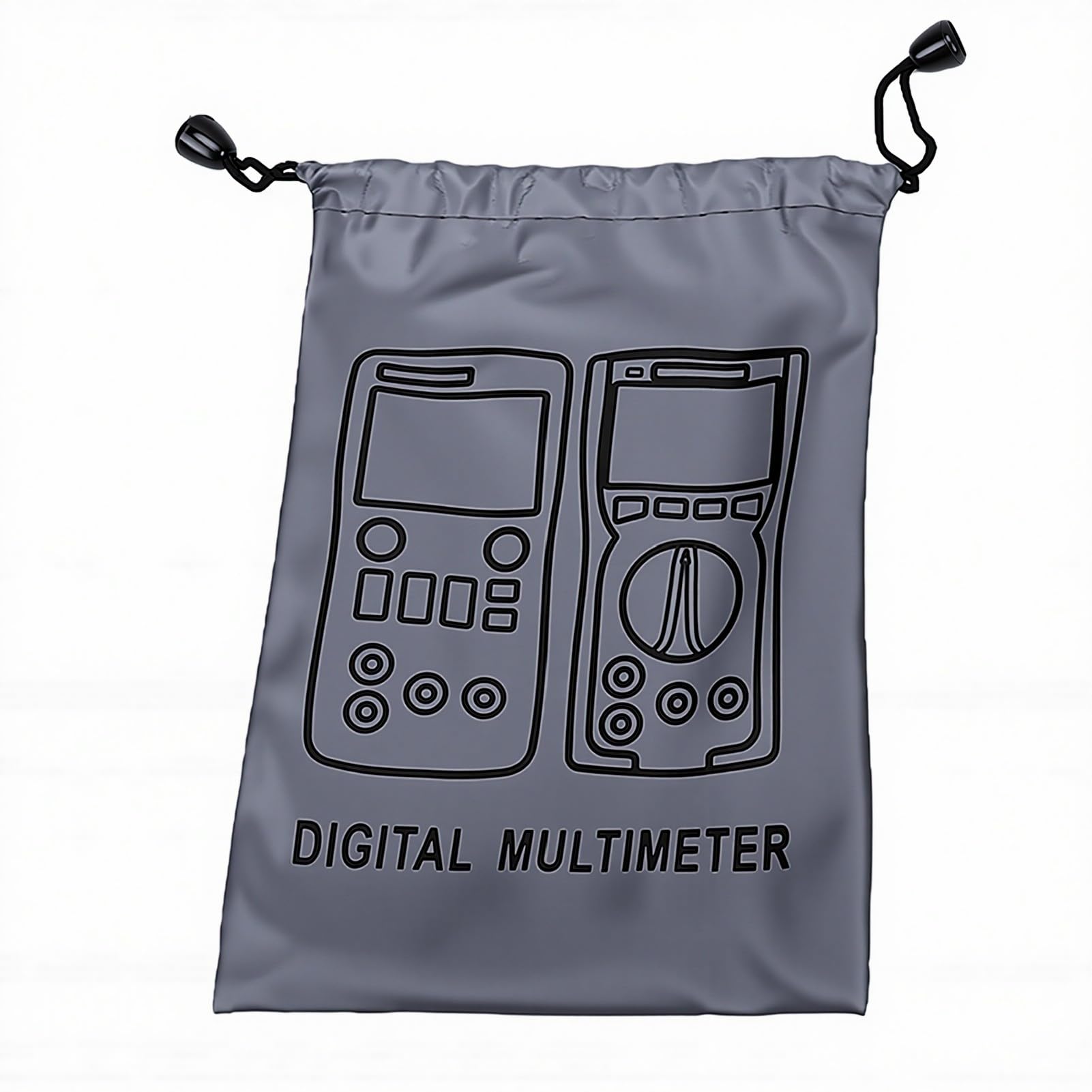 Multimetro Digitale, 9999 Conteggi Vero RMS Voltmetro con Range Automatico Display a Tre Righe su Grande Schermo con Design di Tutti i Pulsanti per Riparazioni Domestiche di Elettricisti