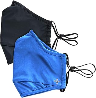 Tommie Copper 2-Pack Community Wear Face Masks (Black And Cobalt Blue)