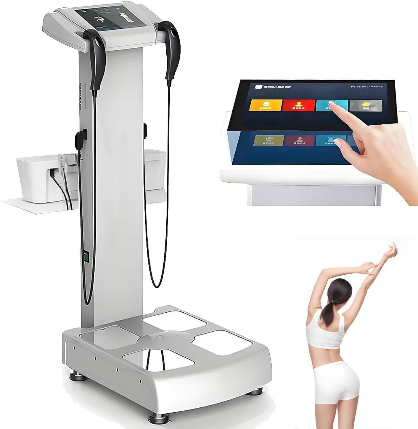 Körperfettanalysator, Gerät zur Analyse der Körperzusammensetzung, Erkennung von menschlichem Körperfett für Muskelmasse, viszerales Fett, für den Einsatz im Heim-Fitnessstudio