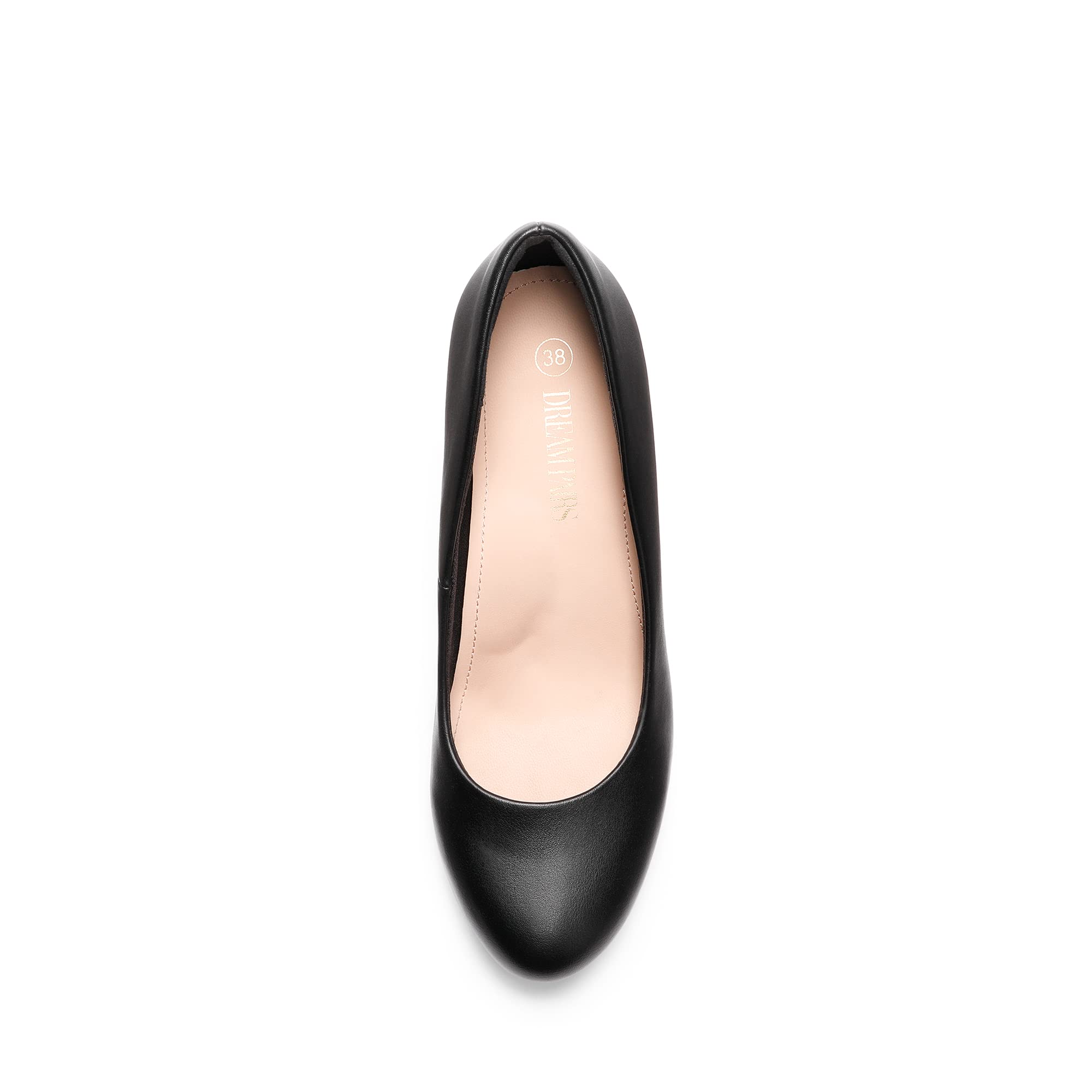 DREAM PAIRS Scarpe Eleganti con Tacco Alto Comodo Salone per Donna Tacchi Alti Classici per con Piattaforme per Feste di Lavoro Aziendali SDPU2365W-E