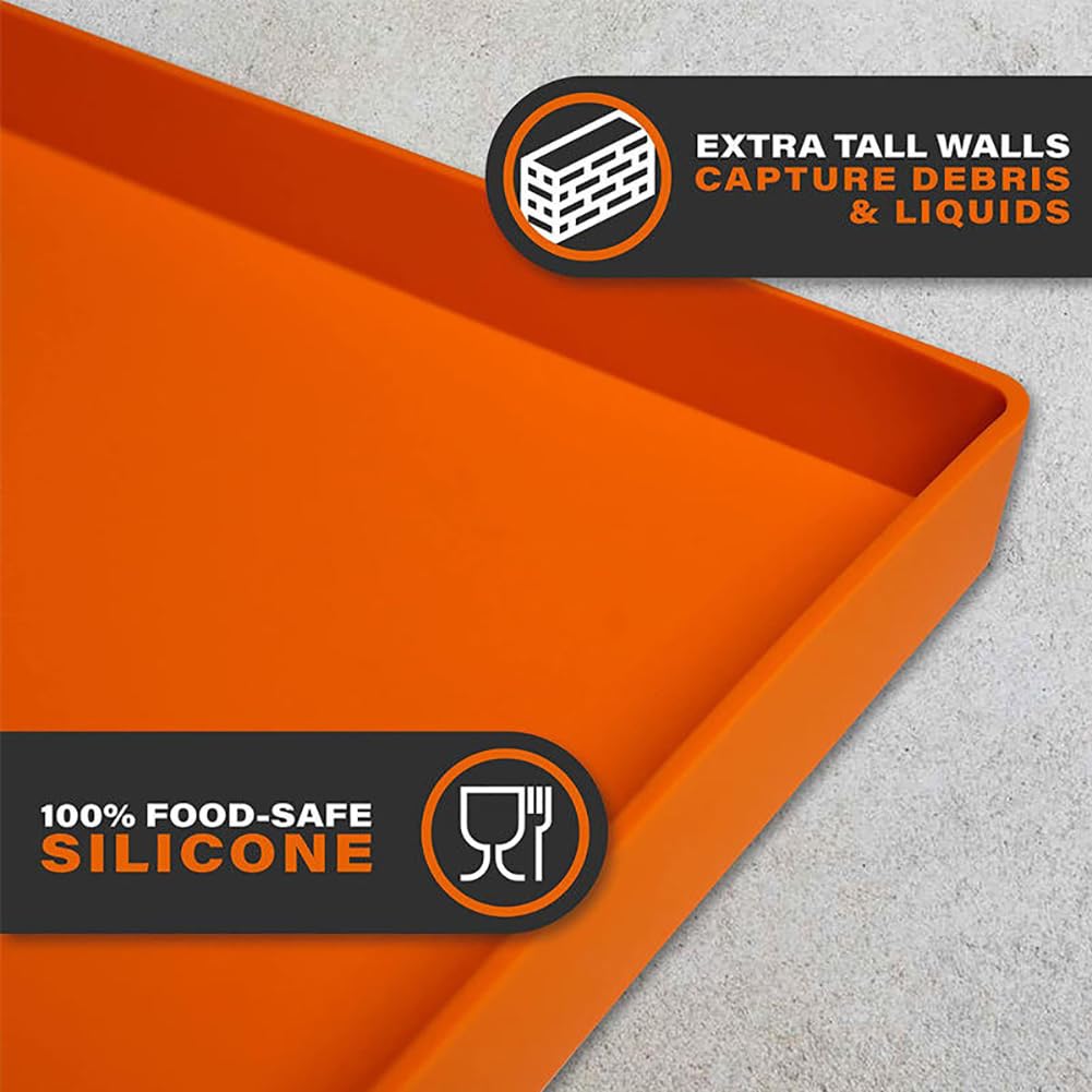 Grillmatte Aus Silikon Für Blackstone 73,7 Cm – Rostschutz, Mit Antihaft, Extra Robust Und Mit Vollkante